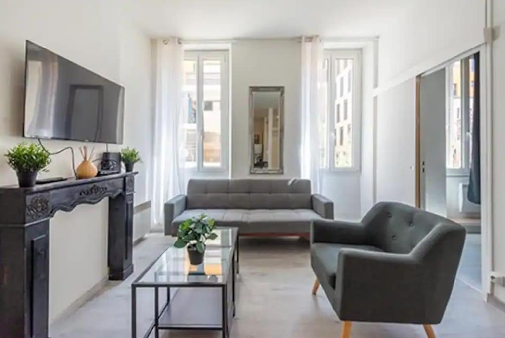 T2 Appartement Lumineux A La Joliette Marsilya Dış mekan fotoğraf